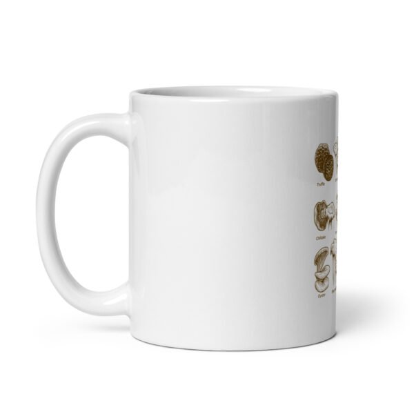 Mushroom White glossy mug - Image 3