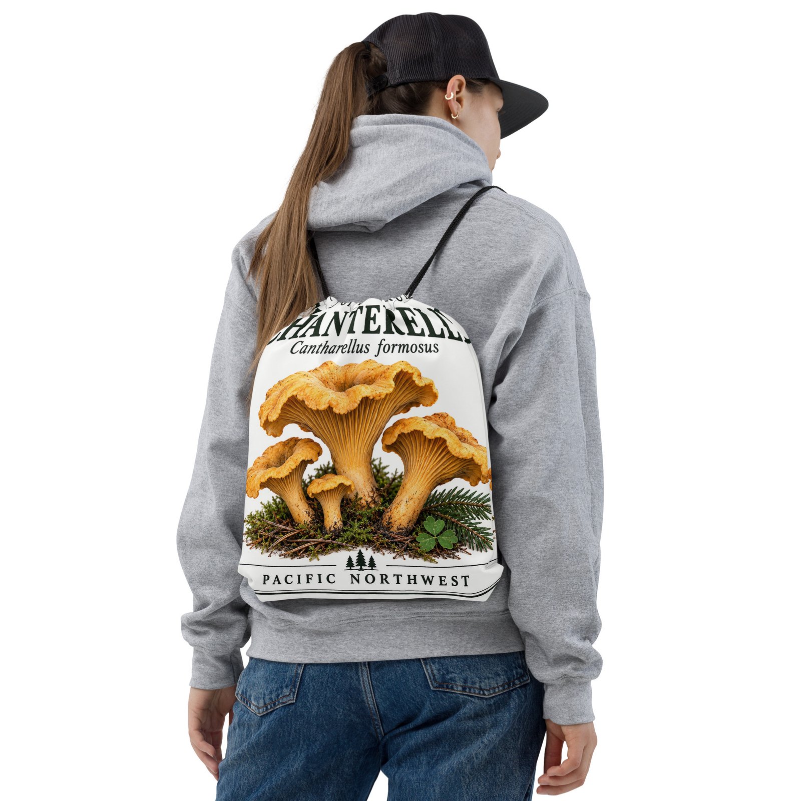 Chanterelle Drawstring Bag