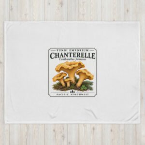 Chanterelle Throw Blanket