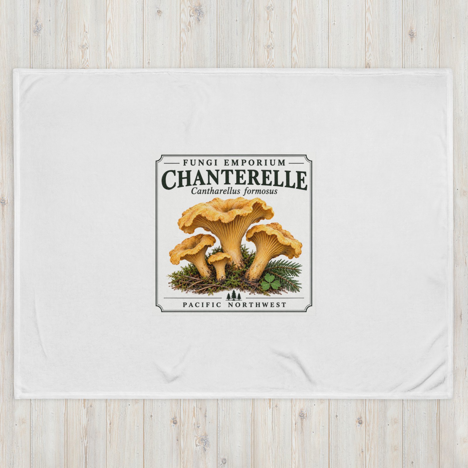 Chanterelle Throw Blanket